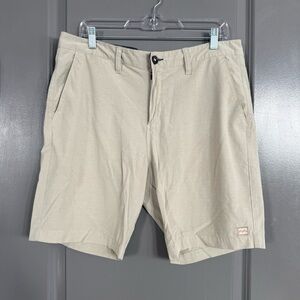 Men’s Billabong Khaki Submersible 19” Hybrid Shorts Size 34